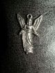 2 Silber Engel Engelchen Schutzengel Perle Anhänger Amulett Schutz Erzengel Entstehungszeit nach 1945 Bild 1
