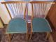 Alter Küchen Stuhl Strebenstuhl 50er Rockabilly Kitchen Chair Vintage Shabby Stühle Bild 1