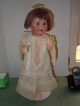 Puppenkleid Aus Zartem Cremefarbenem Chiffon Um 1910 Für 55 - 60 Cm Gliederpuppe Original, gefertigt vor 1970 Bild 10