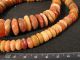 Strang Antike Steinperlen Sahara Antique Rare Stone Disque Beads Afrozip Afrika Bild 3