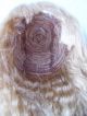 Alte Puppenteile Blonde Krause Haar Perücke Vintage Doll Hair Wig 38 Cm Girl Puppen & Zubehör Bild 7