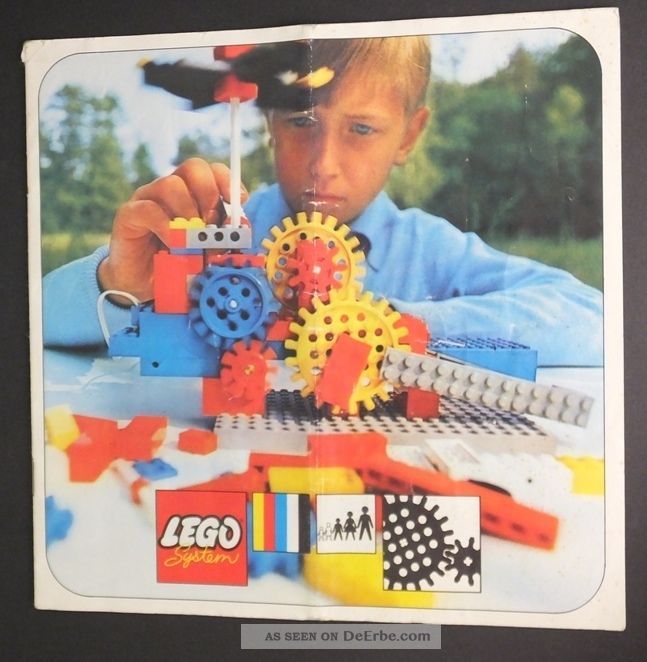 Alter Lego System Prospekt Bauanleitung Für 800,  801 Spielzeug-Literatur Bild