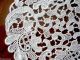 Plauener Spitze Spitzendeckchen Stickerei Klöppelspitze,  Reine Handarbeit Nr.  79 Textilien & Weißwäsche Bild 1