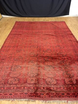 Antiker Alter Tekke Rug 305x210cm Orient Art Deco Teppich Carpet Tapetto Bild