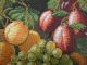 Schöner Gobelin Wandteppich Mit Stange Motiv Obst Vogel Mittelgroß Ca.  61 X 66cm Teppiche & Flachgewebe Bild 4