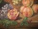 Schöner Gobelin Wandteppich Mit Stange Motiv Obst Vogel Mittelgroß Ca.  61 X 66cm Teppiche & Flachgewebe Bild 5