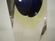 Wunderschönes Murano Glas Objekt Mit Tollem Facettenschliff /block - Vase Groß Glas & Kristall Bild 2