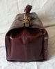 Vintage Ledertasche Arzttasche Bordeaux Weekender Reisetasche Leder Tasche Accessoires Bild 2
