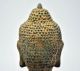 Altes Skulptur Büste Des Buddhas Kopf Aus Bronze China Wohl 18.  Jhd Asiatika: China Bild 4