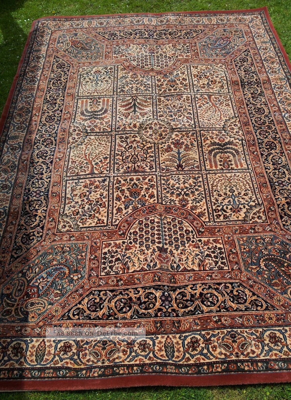 Schöner Webteppich In Rottönen Timurkhan 200 X 290 Cm Teppiche & Flachgewebe Bild