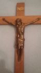 Holzkreuz - Inri - Jesus - Christus 35 Cm Skulpturen & Kruzifixe Bild 1