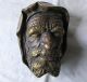 Alte Wandmaske Aus Bronze - Araber,  Beduine - Wiener Bronze? Unsigniert,  1,  1 Kg. Bronze Bild 7