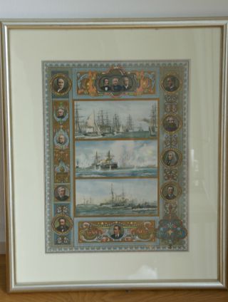 Sonderausgabe London News 1897,  Royal Navy Antike Photo - Gravur Bild