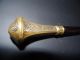 Spazierstock Knauf Silber Gold ? Walking Stick Um 1800 älter ? Stock Drache Cane Accessoires Bild 11