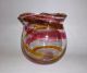 Kunstglas Vase Glas Mundgeblasen Farbspiral Einschmelzungen Signiert 1,  6kg Sammlerglas Bild 3