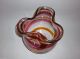 Kunstglas Vase Glas Mundgeblasen Farbspiral Einschmelzungen Signiert 1,  6kg Sammlerglas Bild 5