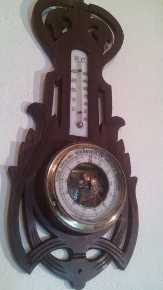 Antike Weterstation Barometer 