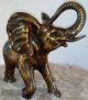 Bronzeskulptur (metall) Elefant Tier 2,  8 Kg Höhe 24 Cm Bronze Bild 6