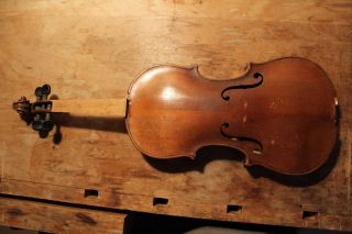 Alte Geige 4/4 Old Violin Violino Reparatur For Restoration Per Restauro Bild