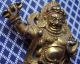 Buddha Vajrapani Mahakala Bronze Vergoldet 19.  Jh Tibet China Asiatika: China Bild 2