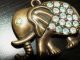 1 Großer Elefant Elefanten Elephant Anhänger Amulett Kraft Stärke Langes Leben Entstehungszeit nach 1945 Bild 1