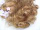Alte Puppenteile Goldrote Locken Haar Perücke Vintage Doll Hair Wig 25 Cm Girl Puppen & Zubehör Bild 1