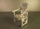 Silber Miniatur - Antiken Stuhl.  Briefmarken - 1902.  Eine Seltene Form Objekte vor 1945 Bild 2