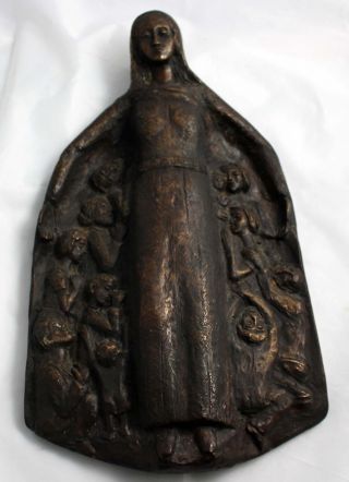 Bronze,  Schutzmantelmadonna,  3,  4 Kg Bild