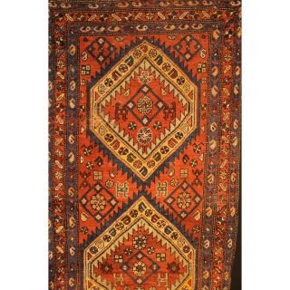 Alter Handgeknüpfter Orient Teppich Normaden Malaya Old Carpet Tappeto 100x210cm Bild