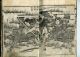 1828 Sadahiro Samurai Vs Monster War Holzschnitt Buch Ukiyoe Ehon 7 Asiatika: Japan Bild 3