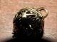 1 Messing Amulett Medaillon Kugel Duftkugel Engelsrufer Anhänger Schmetterling Entstehungszeit nach 1945 Bild 3