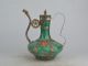 Alte Zierobjekte China Metal&porcelain,  Dragon,  Mokey Tea Pot Nach Marke & Herkunft Bild 2
