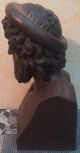 French Antique Patinated Miniature Bronze Christ Bust F.  Barbedienne Fondeur Vor 1900 Bild 3