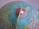 Globus Alt Erdball Weltkugel Als Lampe Bzw.  Beleuchtet 70er Jahre Holz Fuss Wissenschaftliche Instrumente Bild 2