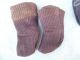 Alte Puppenkleidung Schuhe Vintage Brown Shoes Brown Socks 40 Cm Doll 6 Cm Original, gefertigt vor 1970 Bild 7