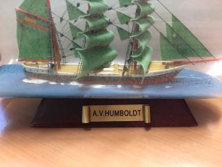 Buddelschiff Flaschenschiff Modell A.  V.  Humboldt Bild