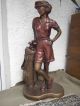 Golferin Ausitin - Skulptur,  Signiert.  Heath Sehr Schwer Ca 38,  5 Cm Hoch Bronze Bild 3