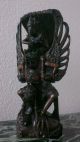 Vishnu Und Garuda,  Echtholz - Figur Aus Mahagoni. Entstehungszeit nach 1945 Bild 4
