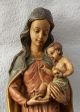 Madonna Mit Kind,  Holz,  Handgeschnitzt,  Farbig Gefasst,  Sehr Alt 60 Cm Gross Holzarbeiten Bild 1