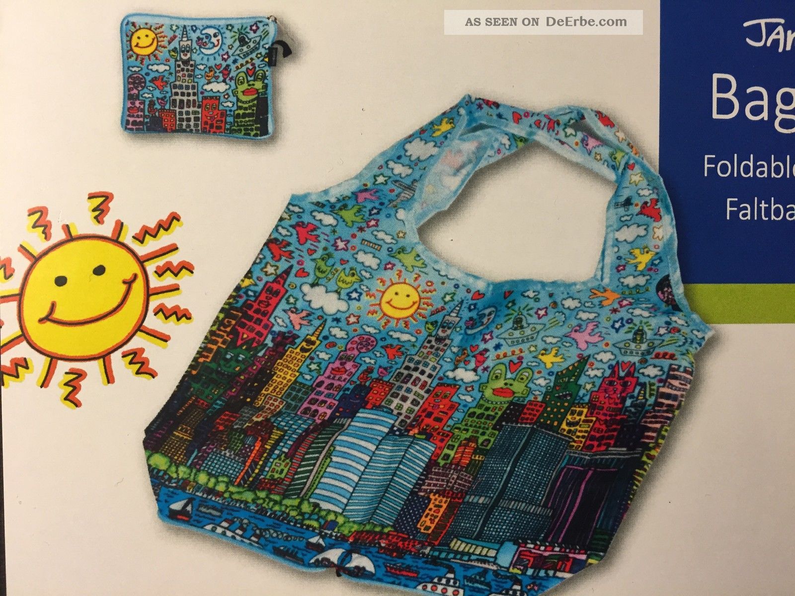 Art Bag Mikrofaser Beutel "MY NEW YORK CITY" nach 3D NEU 1 Wahl James Rizzi 