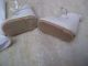 Alte Puppenkleidung Schuhe Vintage White Laced Shoes Socks 38 Cm Doll 4 1/2 Cm Original, gefertigt vor 1970 Bild 3