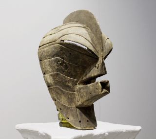 Gesichtsmaske Kifwebe - D.  R.  Kongo - Songye - Kriegsmaske Bild