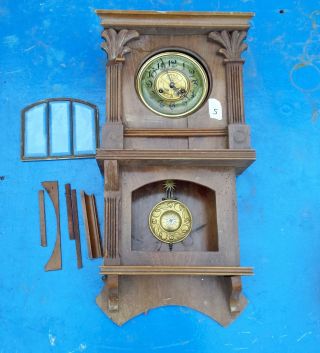 Alte Uhr,  Wanduhr,  Regulator Bild