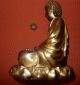 Großer Buddha Ca.  7kg,  38,  5 Cm,  Ca.  1900,  Messing,  Aus Erbschaft Asiatika: Südostasien Bild 2