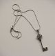 Kunstvoll.  Silber Anhänger - Schlüssel - Silber Schlangenkette - 44 Cm Schmuck & Accessoires Bild 1