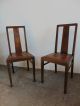 ,  Classic - Bureau,  2x Jugendstil Stuhl Um 1910 Massiv Mit Leder Stühle, Stühle Bild 2