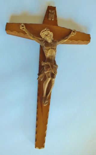 Kruzifix Kreuz Inri Holzkreuz Jesus Christus Wandkreuz Heiland Bild