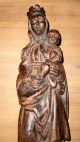 Madonna Mit Kind Holz 42cm - Ca.  1,  2kg Religion Skulpturen Heiligenfigur Skulpturen & Kruzifixe Bild 2