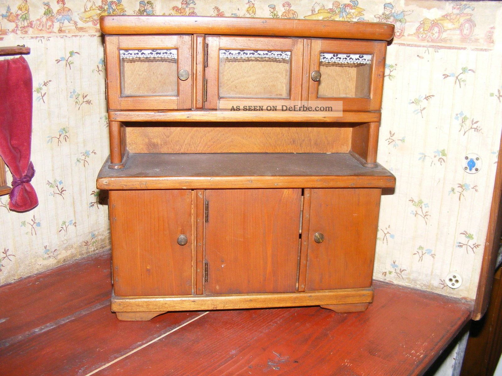 Alter Schrank Buffet Grosse Kuche Kaufladen Puppenstube