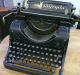 Alte Schreibmaschine Olympia Filia Typewriter 40er Jahre Voll Funktionstüchtig Antike Bürotechnik Bild 4